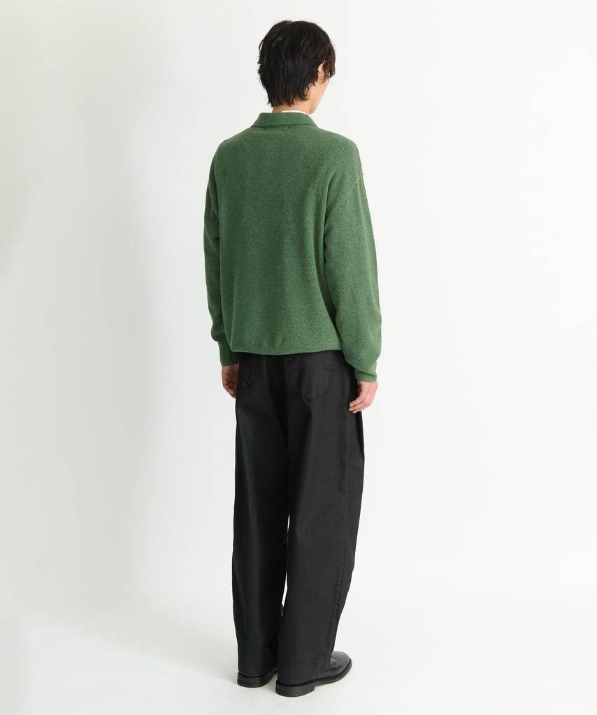 NONBLANK Polo Collar Knit_Green