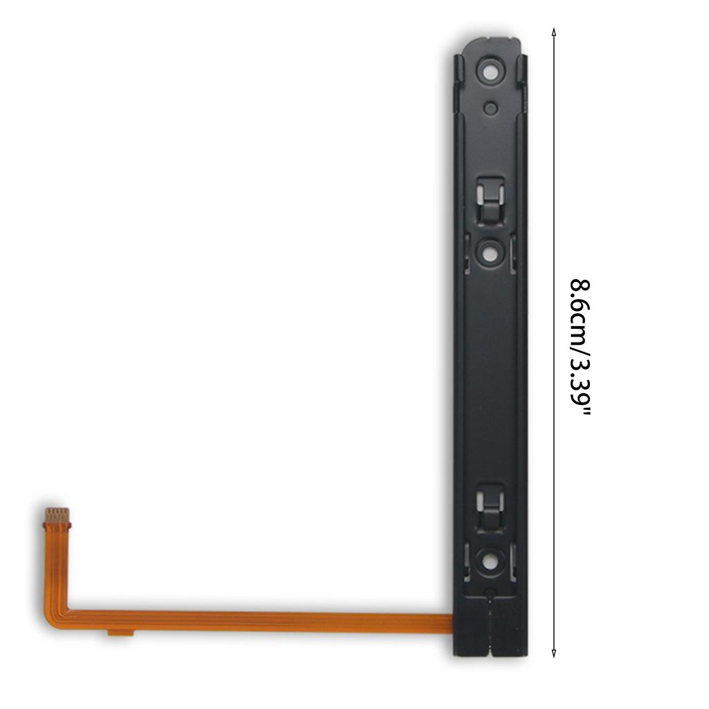 2Pcs Repart Part Right and Left Slide Rail With Flex Cable For Switch Oled