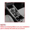 Car Interior Sticker For Mitsubishi Outlander 2022 2023 Car Gear Panel Sticker Gear Box Protective Film Carbon Black Accessories