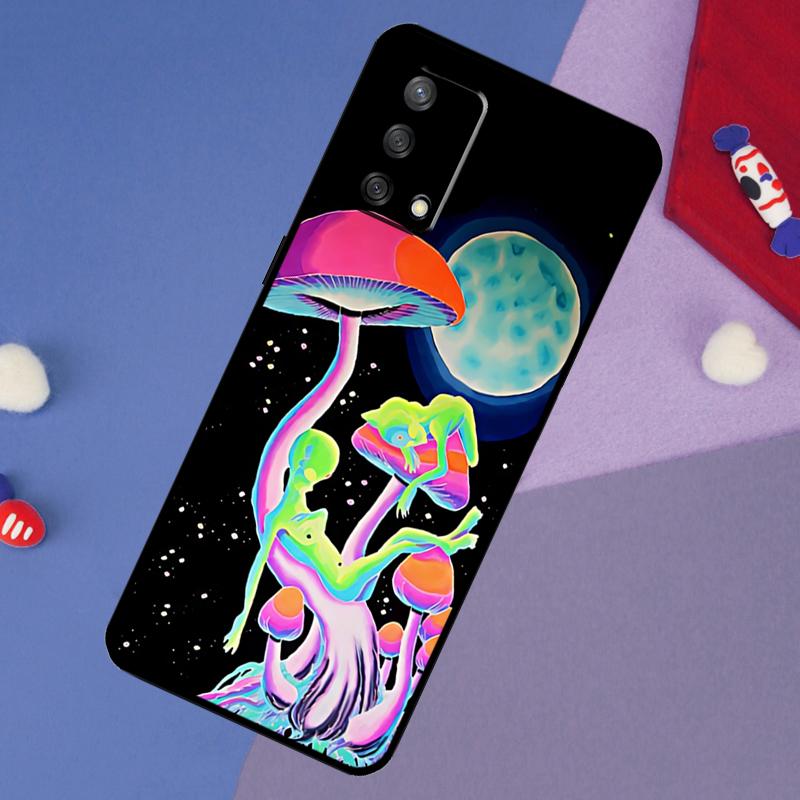 Mushroom Moon Shroom Farmer Case For Oppo A5 Pro A6 A57 A17 A78 A54 A74 A94 A76 A16 A96 A18 A40 A60 A80 A38 A58 A98 A15