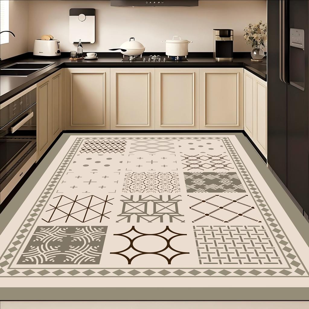 Diatomaceous earth doormat simple and elegant non-slip and wear-resistant absorbent and stain-resistant cuttable