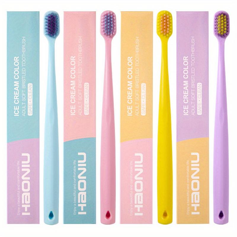 4pcs Toothbrush Ultra-fine Soft Toothbrush Antibacterial Protect Gum Health Tooth Brush Oral Hygiene Teeth Cleaning Tools