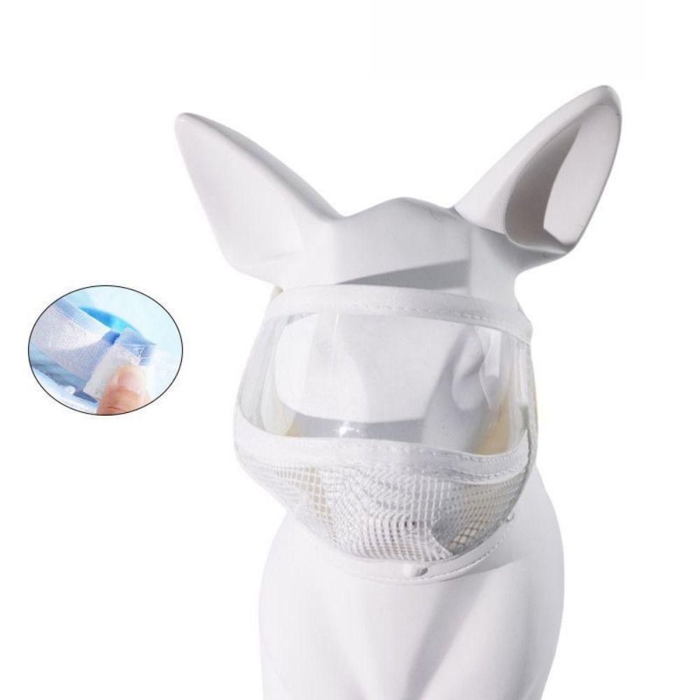 Transparent Cat Mouth Cover Adjustable Safety Protective Cover Pet Anti-Bite Muzzle Pet Supplies