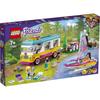 LEGO Friends Kempingový vůz a loď (Lesní obytný vůz a loď) 41681 Hračka Panenka Loď Vozidlo pro Dívky od 7 let