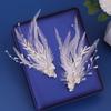 Shiny Bridal Hair Clip Handmade Bridal Headdress Elegant Crystal Hairband  Prom Party