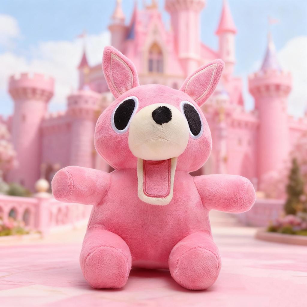 20cm 99 Nights Pink Deer Buddy Plush Toys Stuffed Doll Anime Animal Deer for Kids Game Fans Halloween Christmas Gifts Home Decor