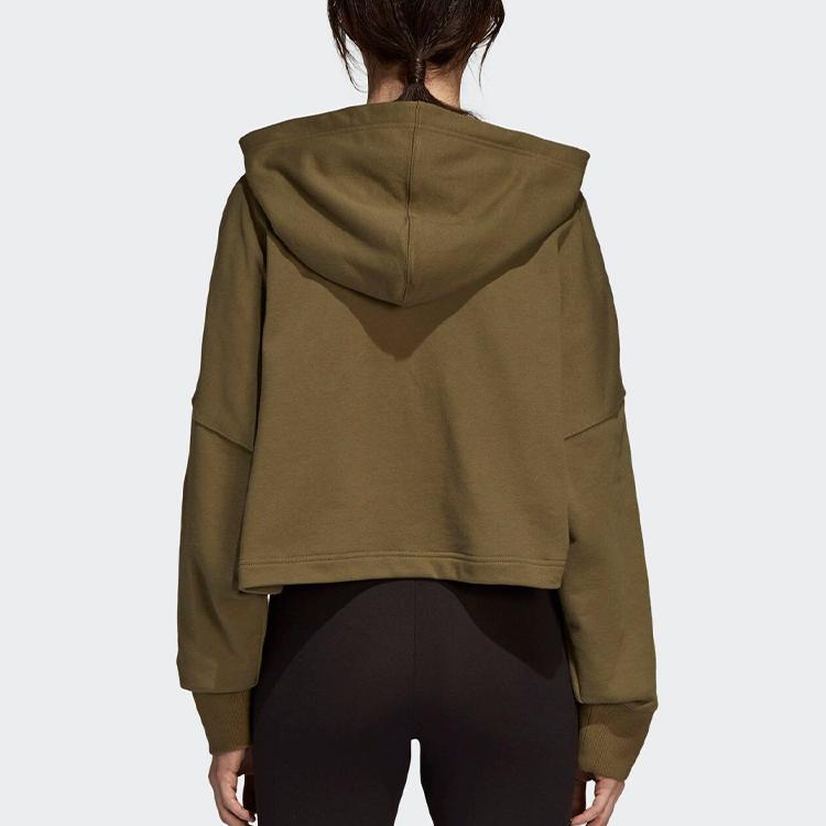 adidas Originals Complements Sweatshirts Unisex Olive Green Hooded Moderate Regular DH2760
