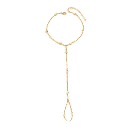 Stainless steel bracelet women's finger chain