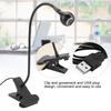 USB Powered USB LED Table Light Adjustable Gooseneck LED Clip On Light Mini Desk Night Lamp  Study
