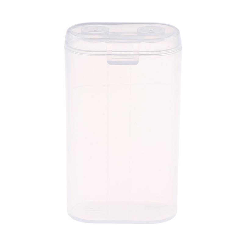 Suport transparent rezistent la apa Cutie de depozitare Cutie de siguranta din plastic pentru 2 sectiuni 18650