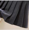 Women's Wool Pleated A-Line Skirt - Autumn/Winter 2025 - High Waist, Slim Fit, School Style, Thick JK Short Skirt