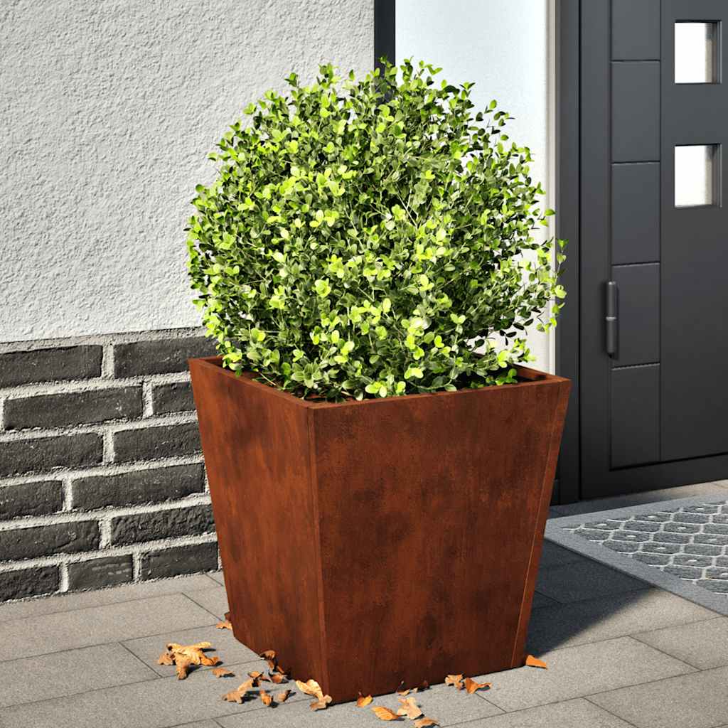 Plant Pot 40x40x40 Cm Weatherproof Steel