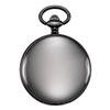 TREEWETO Mechanical Hand-Wound Pocket Watch with Double-Sided Lid, Dragon Openwork Skeleton Design, and Chain