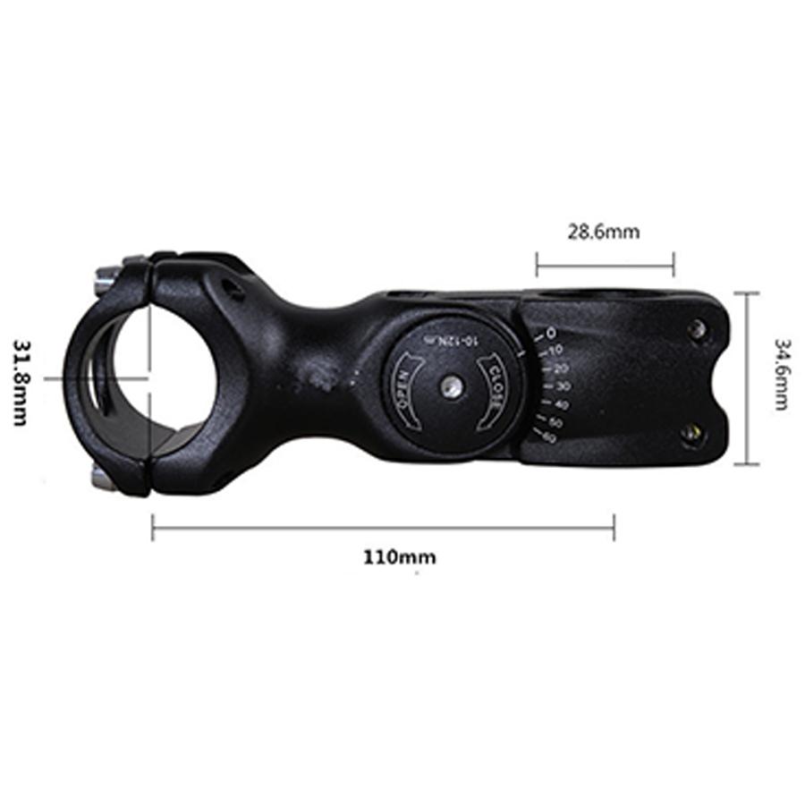 31.8X110Mm Adjustable Durable Bicycle Handlebar Stem Riser For Mtb Road Bike