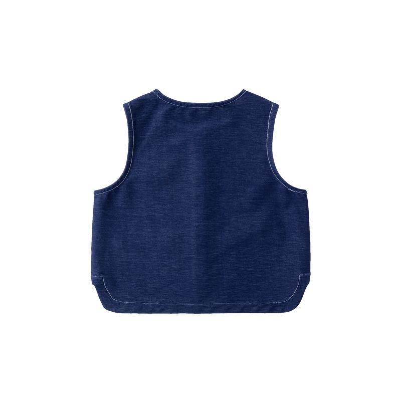 Dudu Family Kids  Korean Style Denim Vest 80