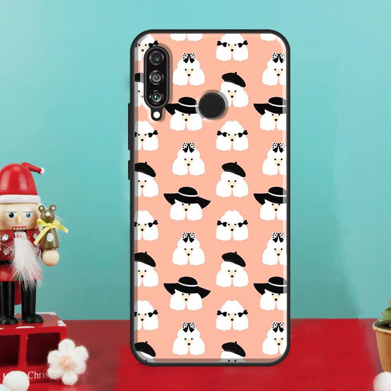 Cartoon Poodle Dog For Huawei Nova 9 10 SE 12i 12s 11i 8i Y90 Y60 Y70 Y72 Y73 Y61 Y91 P60 Pro P30 P40 Lite Case