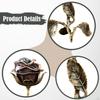 Burner Shaped Ornament Handmade Sturdy Home Decor Holder for Office Outdoor ,
