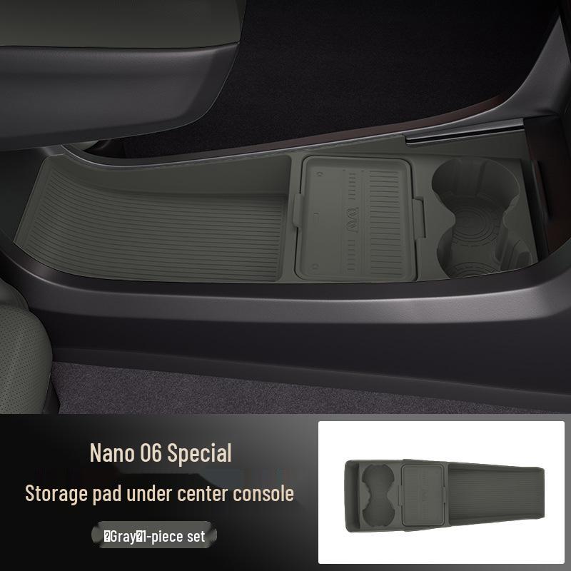 Fits 25 Nano 06 Models: Center Console Storage Box & Glasses Holder Car Accessories.