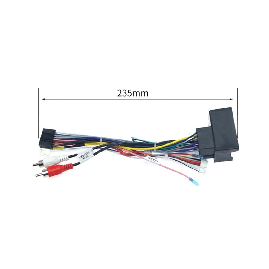 16-Pin Android Stereo Audio Power Wiring Harness W/ Canbus For BMW X1 E90 2004+
