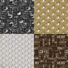 12 Pieces Of Vintage Coffee Background Paper DIY Origami Decorative Paper