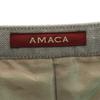 AMACA Made In Japan Pin Dot Pattern Midi Length Tight Skirt 38 Gray Women Used