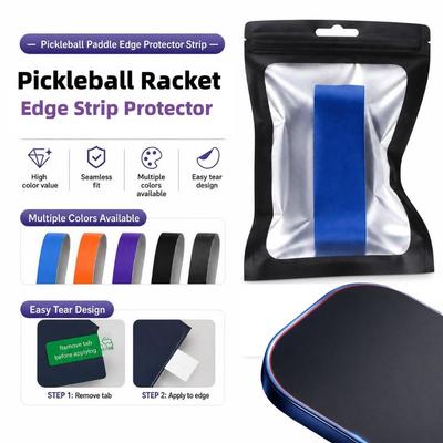 High Elastic Pickleball Racket Edge Sticker TPU Paddle Head Edge Tape Tournament Use