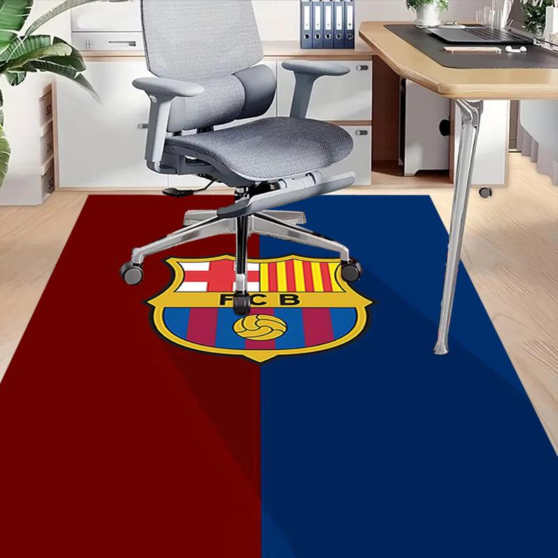 1 Stück FC Barcelona Extra Groß Rutschfester Teppich, Büro, Familie, Schlafzimmer, Studio Großer Teppich Innenbereich