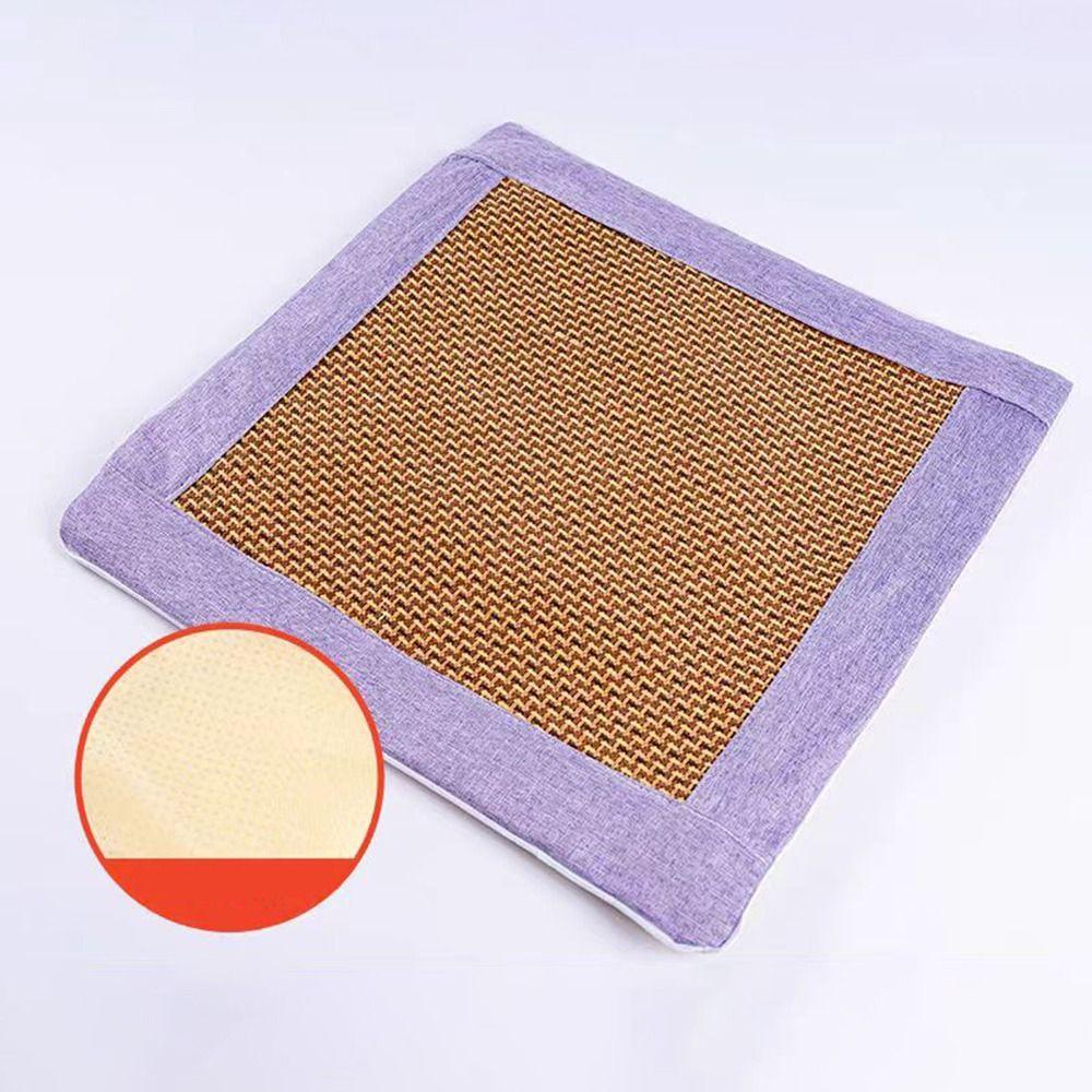Cool Rattan Seat Cushion Breathable Chair Pad Chair Protection Car Seat Cushion  Yoga