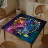 Square Table Cloth Tarot Altar Cloth Board Game Pad Astrological Oracles Pad Table Cover Card Mat Divinations Tablecloth