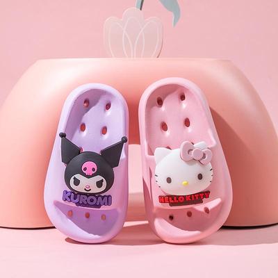 Sanrio 3D Çizgi Film Hızlı Kuruyan Kaymaz Çocuk İç Mekan Duş Terliği, Kokusuz ve Sessiz