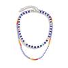 Bohemian Multi-layer Colorful Soft Clay Small Bead Necklace for Men Double-layer Stacked Jewelry