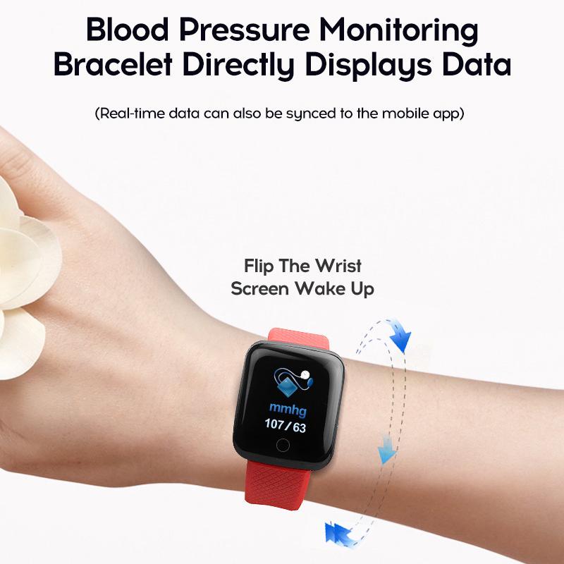 116Plus Smart Orologi braccialetto Frequenza cardiaca Fitness Tracker  Orologio Misurazione pressione sanguigna Pedometro Smart Band impermeabile  acquista in modo economico — spedizione gratuita, recensioni reali con foto  — Joom