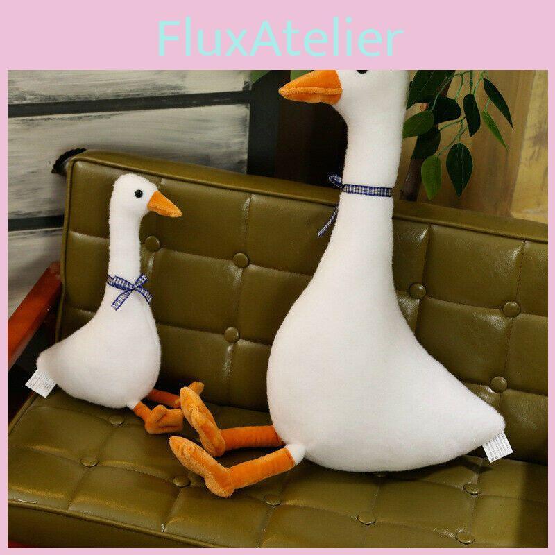 White Goose Pillow Plush Toy Adorable Sleeping Pillow Soft And Cuddly Stuffed Doll For Kids