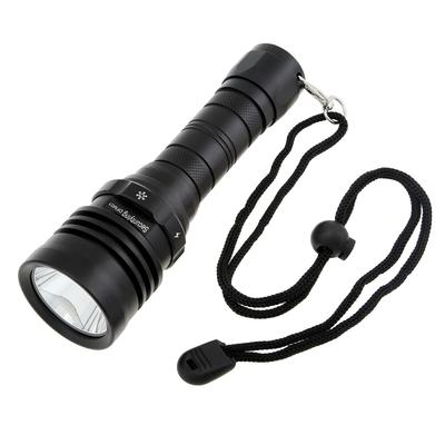 SecurityIng Potápěčské 1800 100M Dobíjecí LED Potápěčské IPX8 Magnetické 5 Stupňů Stmívání 4500mAh Ideální pro Potápění a Noční Potápění Světlo, Lumény,