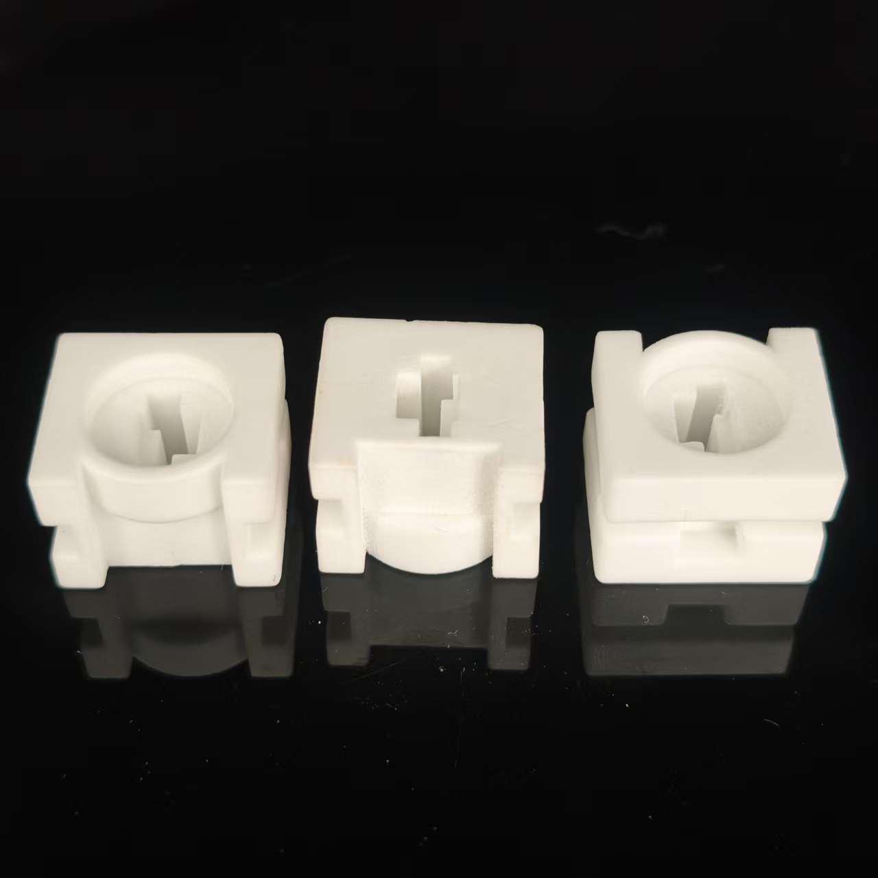Wear-Resistant, Pressure-Resistant Alumina Ceramic Square Block and Single-Hole Insulator JZ114