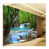 Forest Mural River Waterfall Wallpaper Living Room Bedroom Restaurant Mural Home Decor