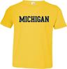 NCAA Basic Block, Team Color Toddler T Shirt, College, University