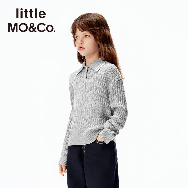 Little MO&Co. Kids' Unisex Academy Style Polo Sweater