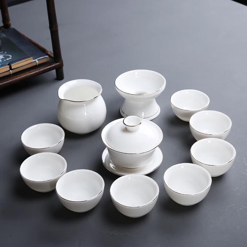 

Chaxun Dehua White Porcelain Tea Set