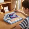 Adjustable Dual-use Reading Bookshelf Large Capacity Pencil Case Study Desk