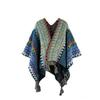 Yunnan Lijiang Ethnic Style Women's Thickened Travel Shawl Cloak