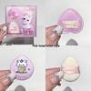 Gege Bear Cute Cloud Powder Puff Set - Water Drop & Heart Shape Makeup Sponges