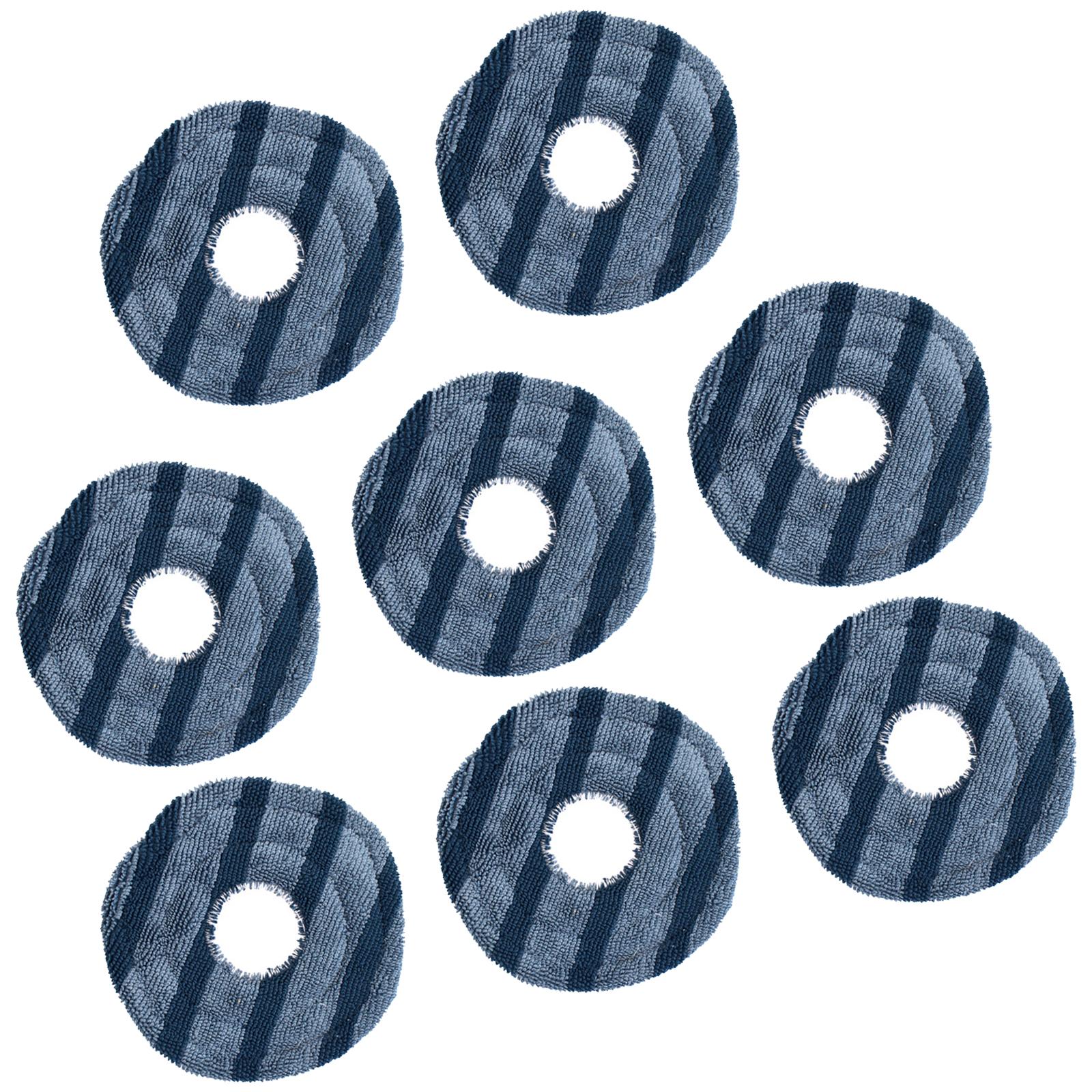 

8 Reusable Robot Vacuum Mop Pads Heavy Duty Material Strengthened Scrubbing Power Universal Compatibility 1