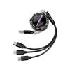 3-in-1 fast USB cable, expandable portable charging cable For BMW Performance E46 E90 F10 F30 X3 F20 E46 E60 E70 E39 E36 E87 GA3