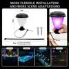 4pcs Solar LED Pool Lights Suitable For Ground Pool Fence Decoration LED Waterproof Pool Accessories Night Lights