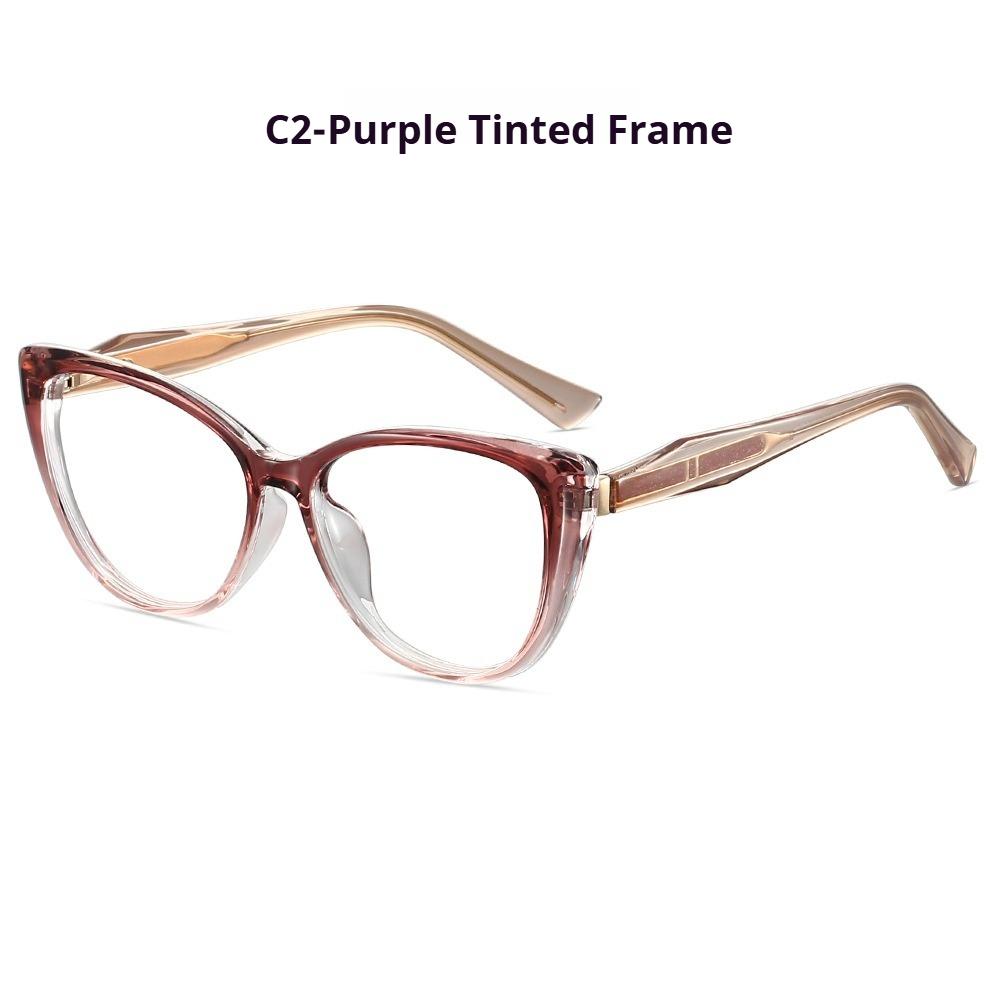 Retro-style Anti-blue Light Glasses for Women, Fashionable, Sophisticated, and Slimming Frames.