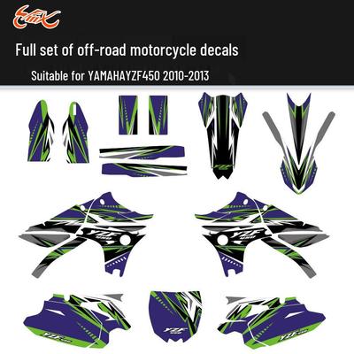 2010-13 Yamaha YZ450F Motorcycle Graphics Stickers