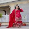 Festive Pink Sharara