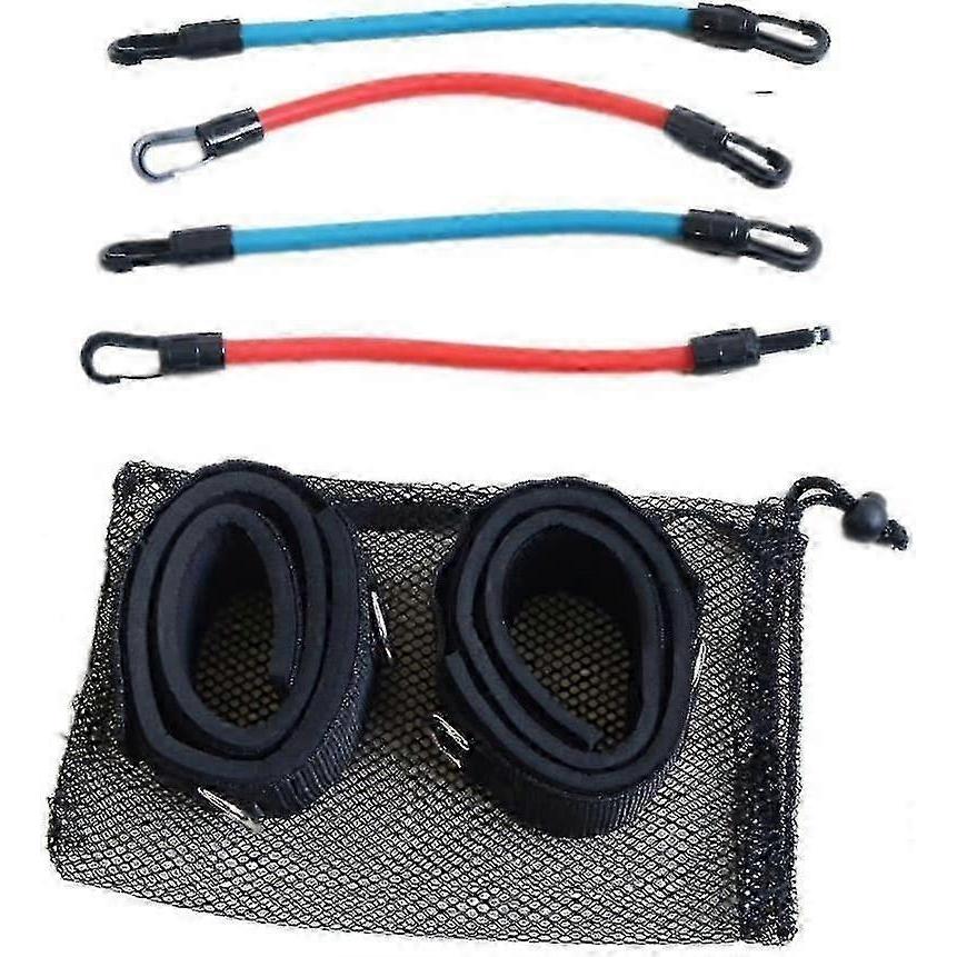 6 Pack Latex Resistance Bands For Legs Thighs And Ankles For Gymnastics Yoga