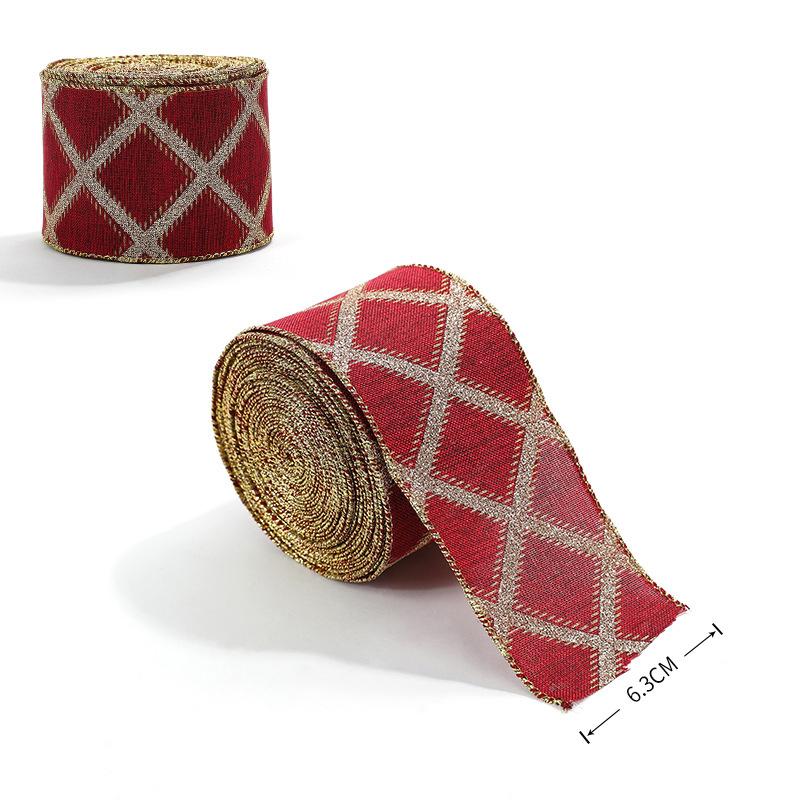 

2m/Roll Imitation Hemp Christmas Ribbon Classic Wrapping Gift Christmas Tree Decoration DIY Wreath Bows Ribbon Xmas Crafts 2m in 1roll